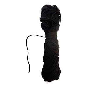 Black Yarn Unbranded Acrylic, crochet, knitting, skein, crafts